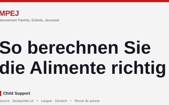 So berechnen Sie die Alimente richtig