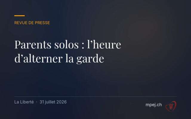 Parents solos : la mi-temps de l’été, l’heure d’alterner la garde
