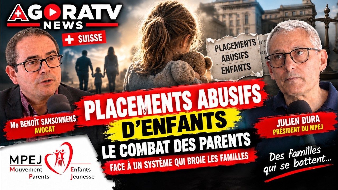 Conférence du MPEJ sur les placements d’enfants, avec Me Benoît Sansonnens, avocat, et Julien Dura, président du MPEJ