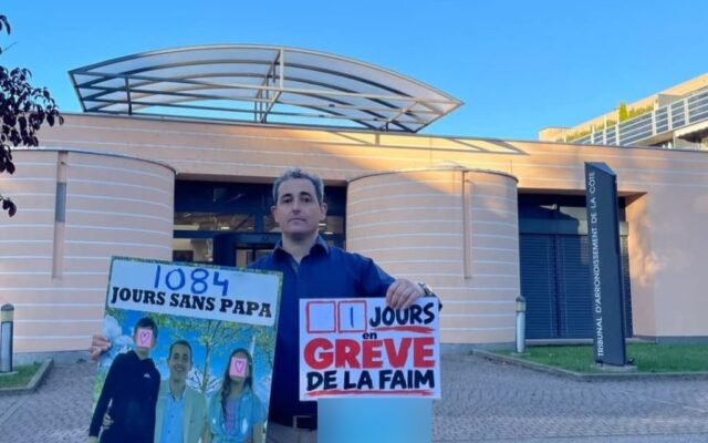 Nyon : un père en grève de la faim devant le tribunal, « 1084 jours sans papa »