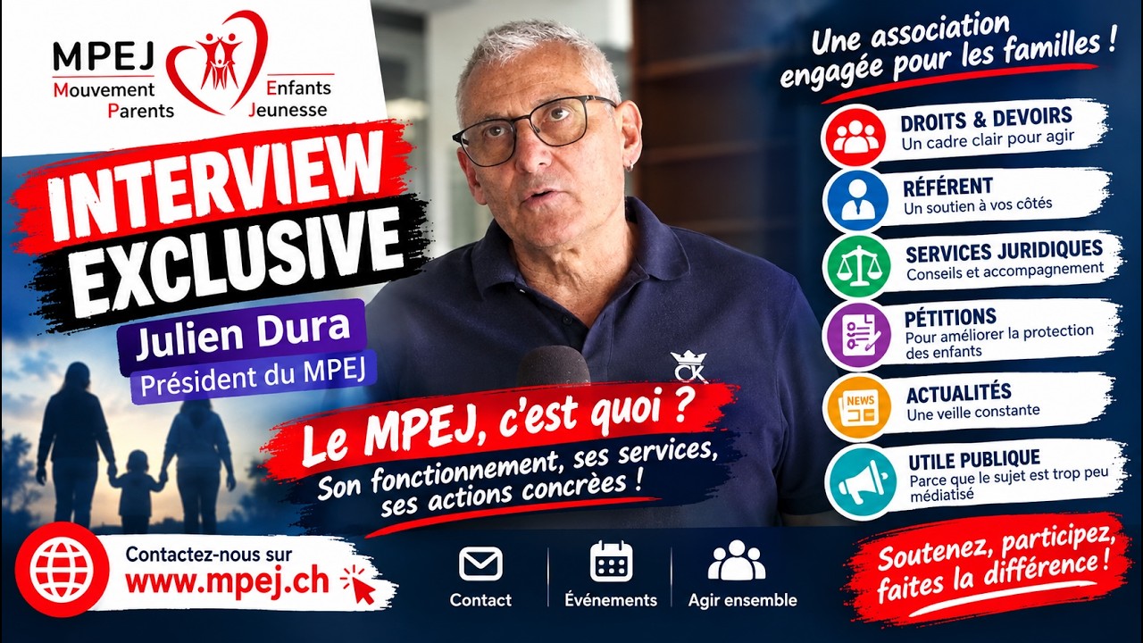 Interview exclusive de Julien Dura, président du MPEJ, pour Agora TV Suisse
